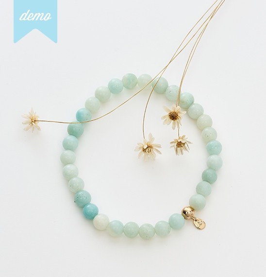 BRACELET PERLES DE AMAZONITE 