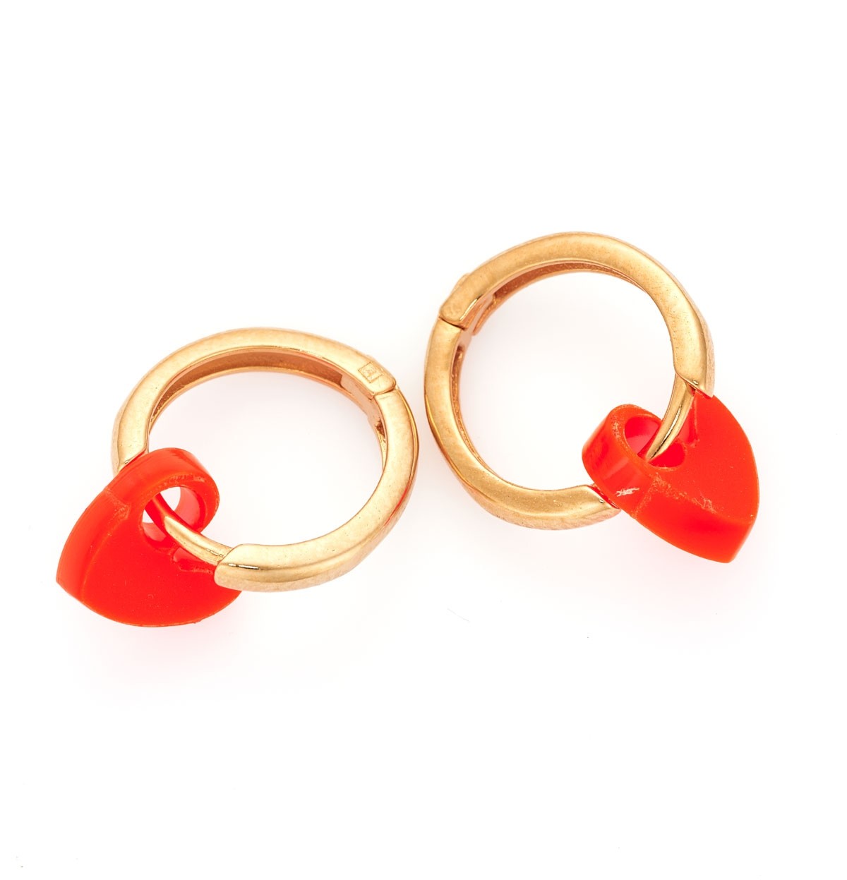 CREOLES YVES ORANGE FLUO