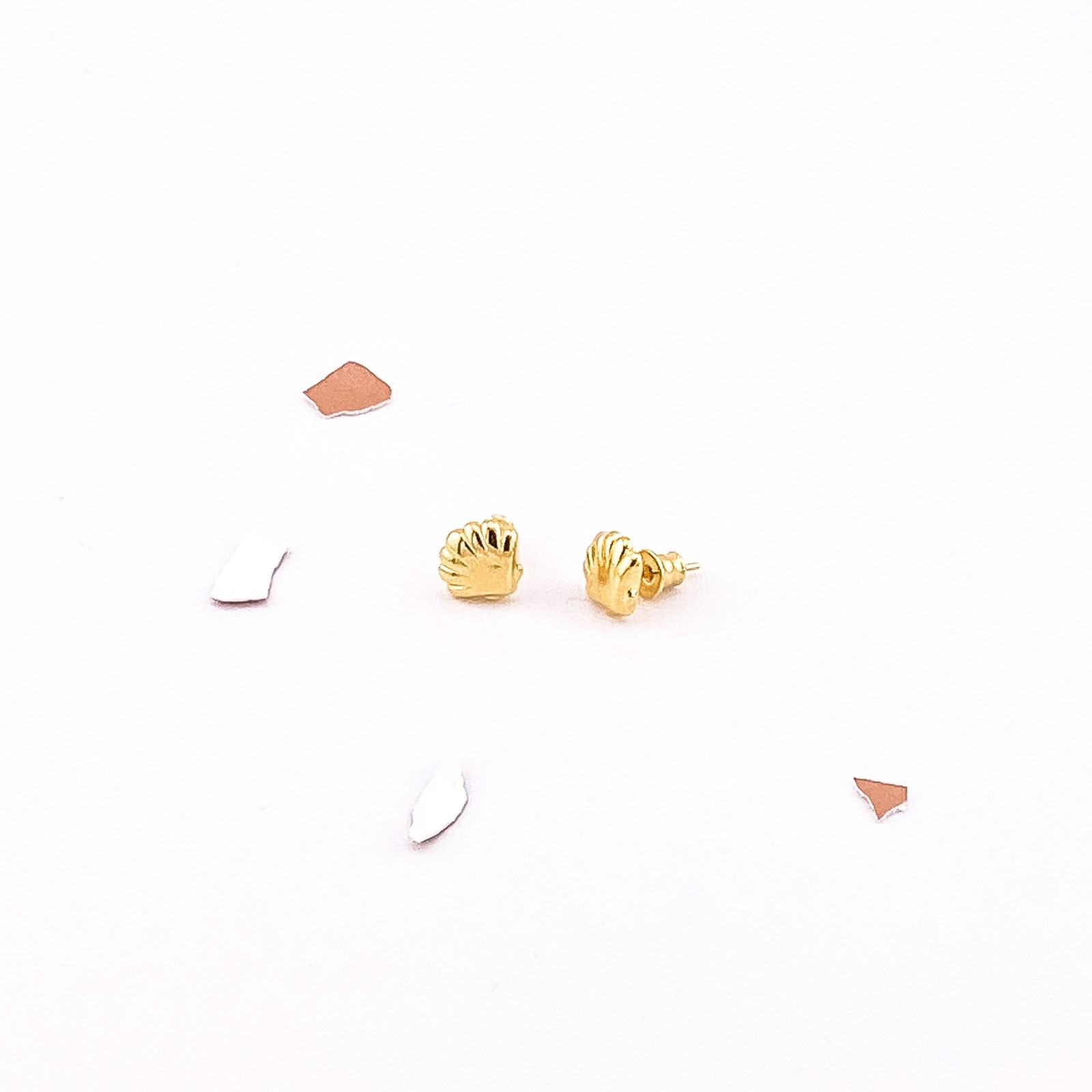 Boucles d'oreilles coquillage cachées dans une coquille d'oeuf surprise l'Eggstra