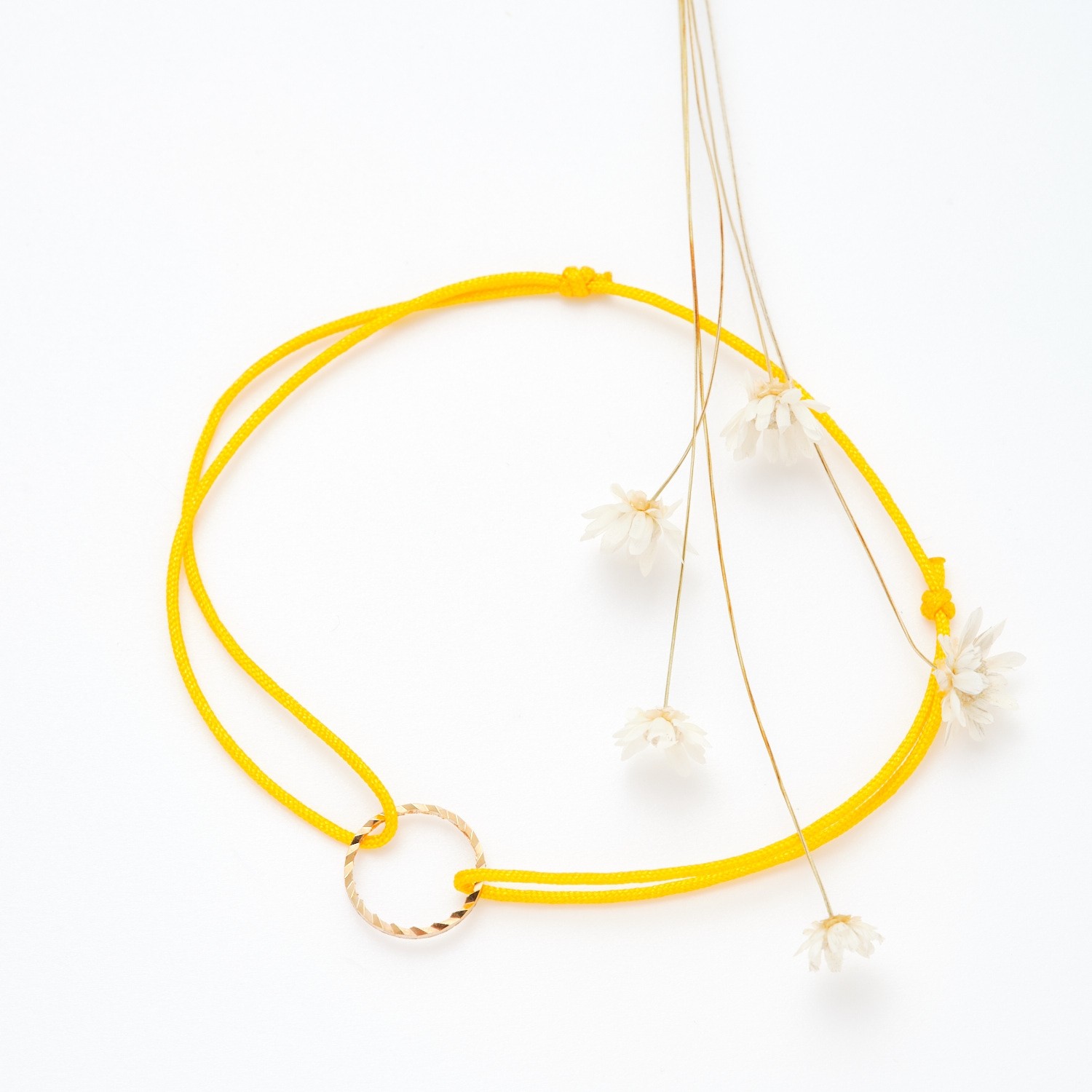 ŒUF BRACELET SIMONE  JAUNE SOLEIL