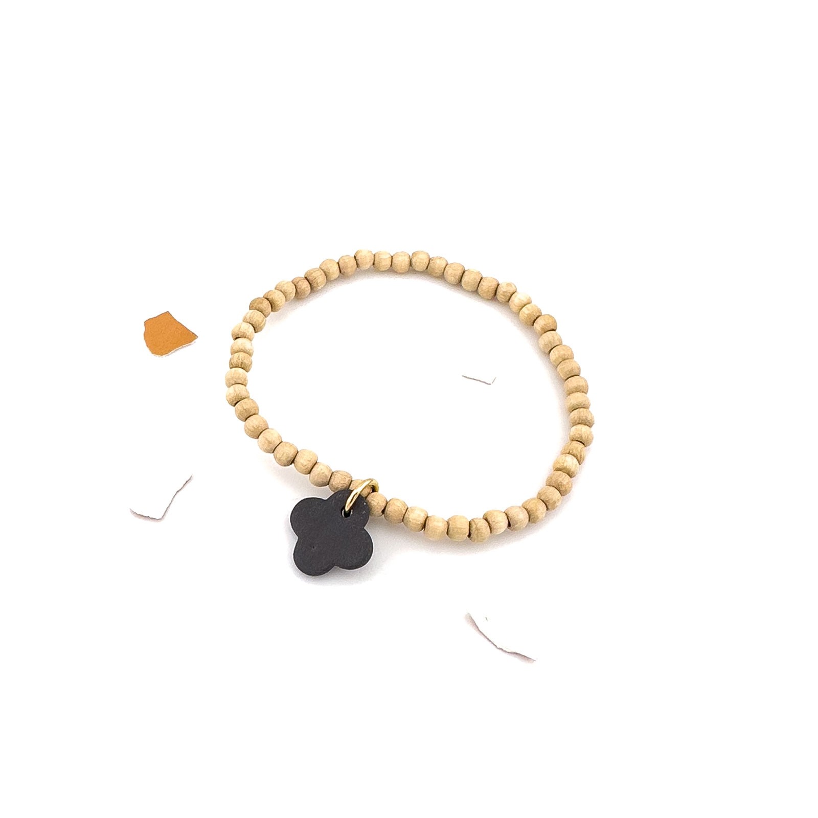 ŒUF BRACELET PETIT DUNE NOIR MAISON JOSEPH