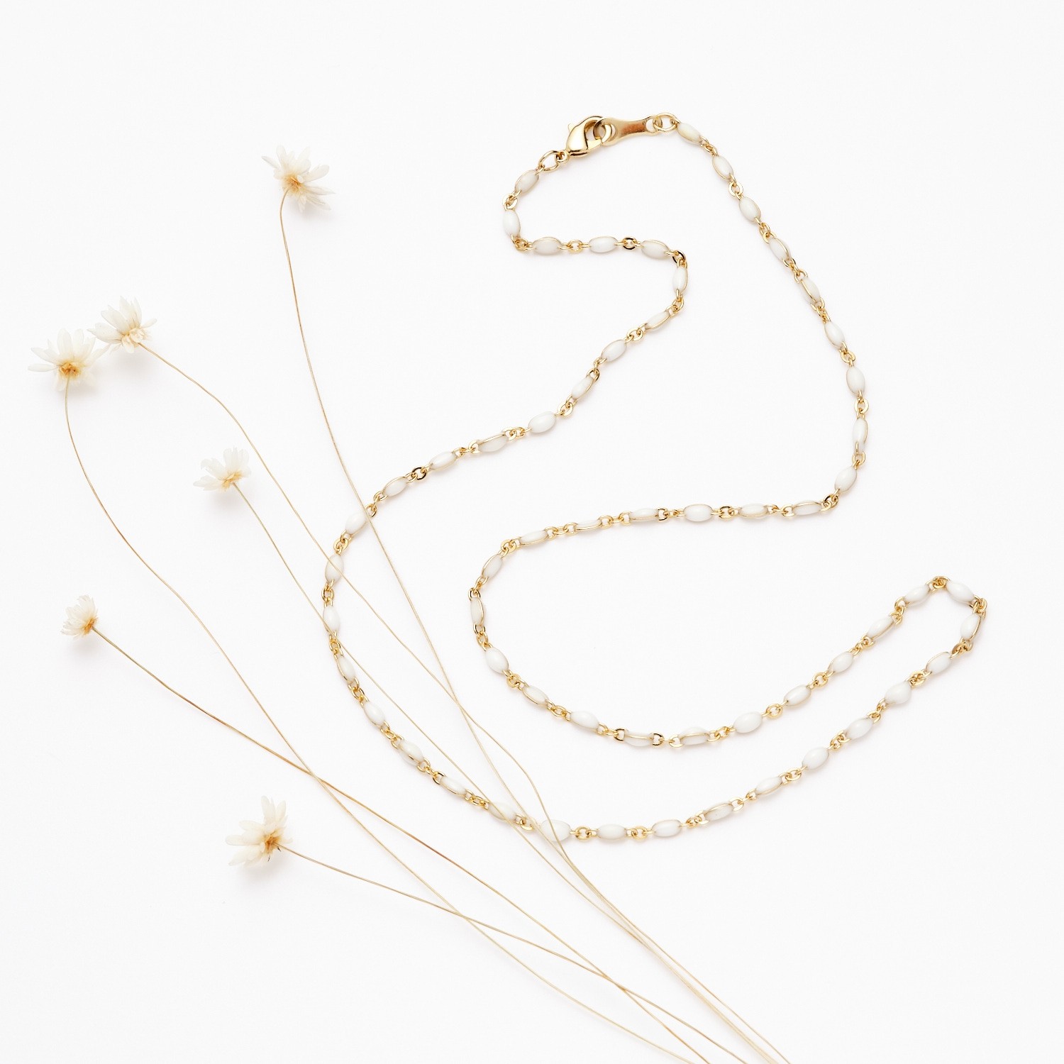 ŒUF COLLIER DROP BLANC