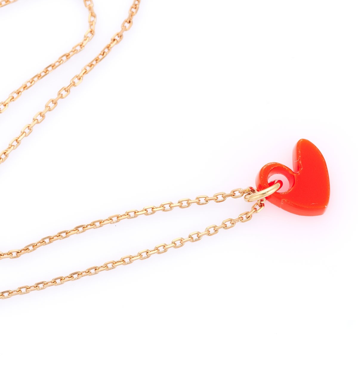 COLLIER YVES ORANGE FLUO