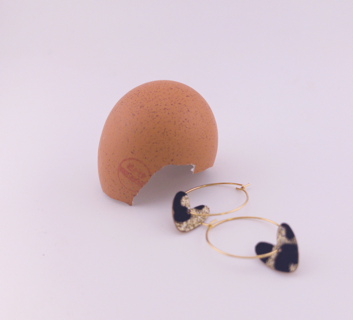 OEUF CREOLES LPH COEUR LEOPARD