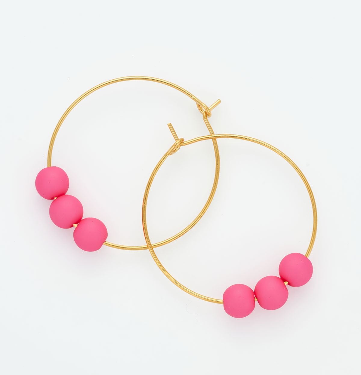 OEUF CREOLES BUBBLE ROSE FLUO