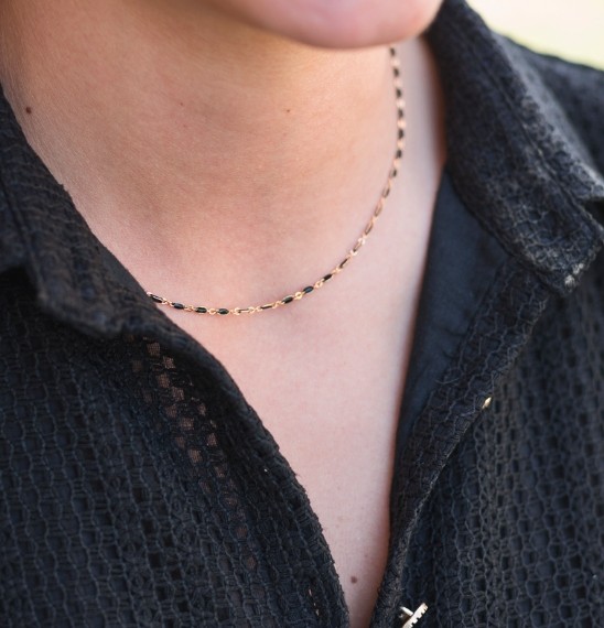 ŒUF COLLIER DROP NOIR