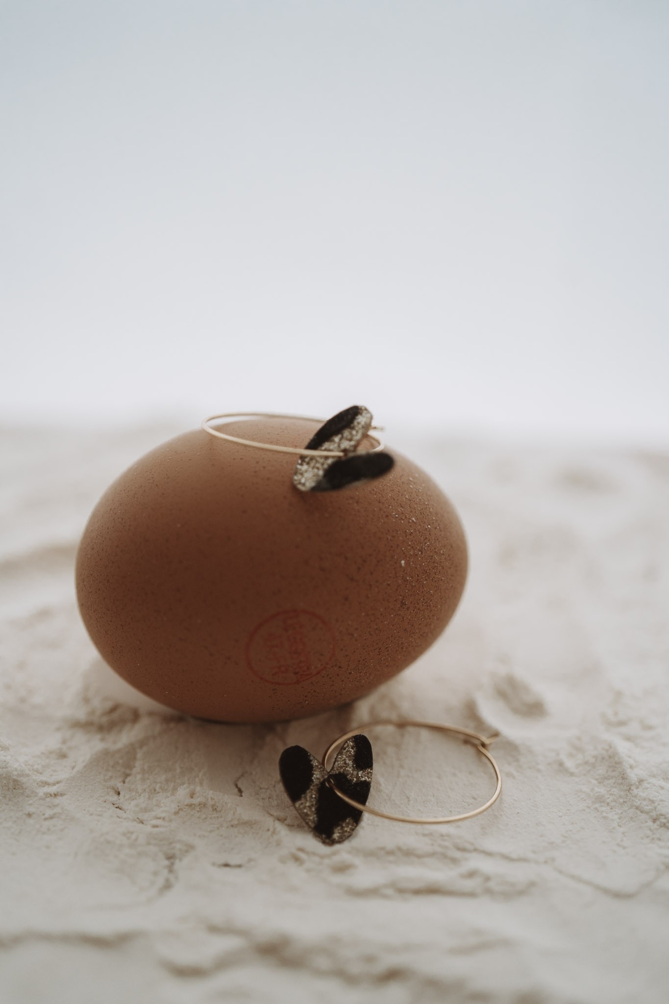 OEUF CREOLES LPH COEUR LEOPARD