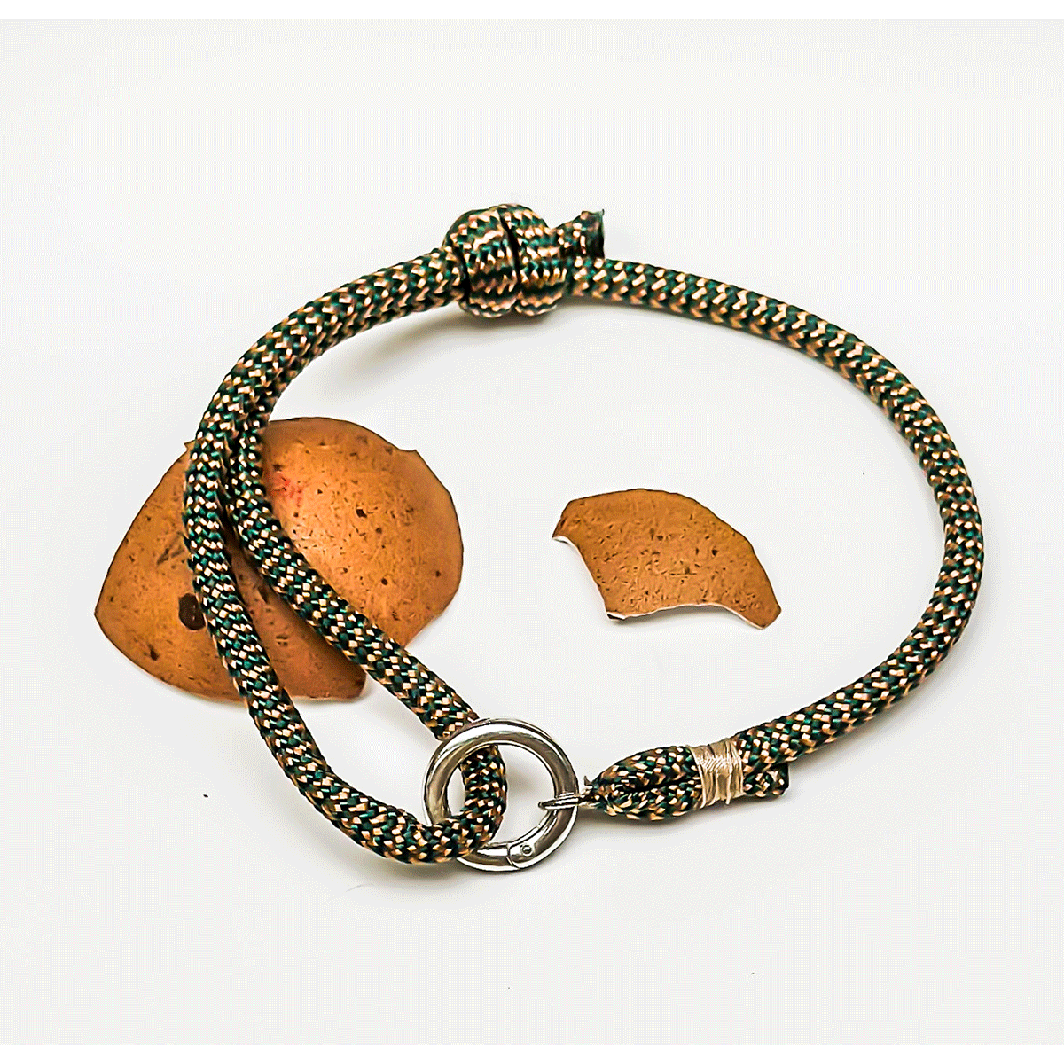 BRACELET MOUSQUETON KAKI