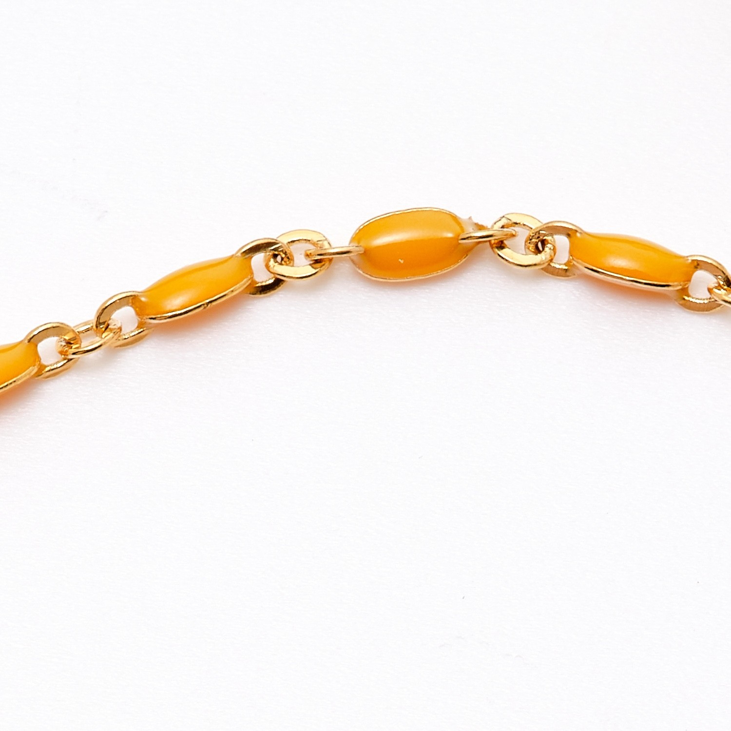 COLLIER DROP JAUNE SOLEIL