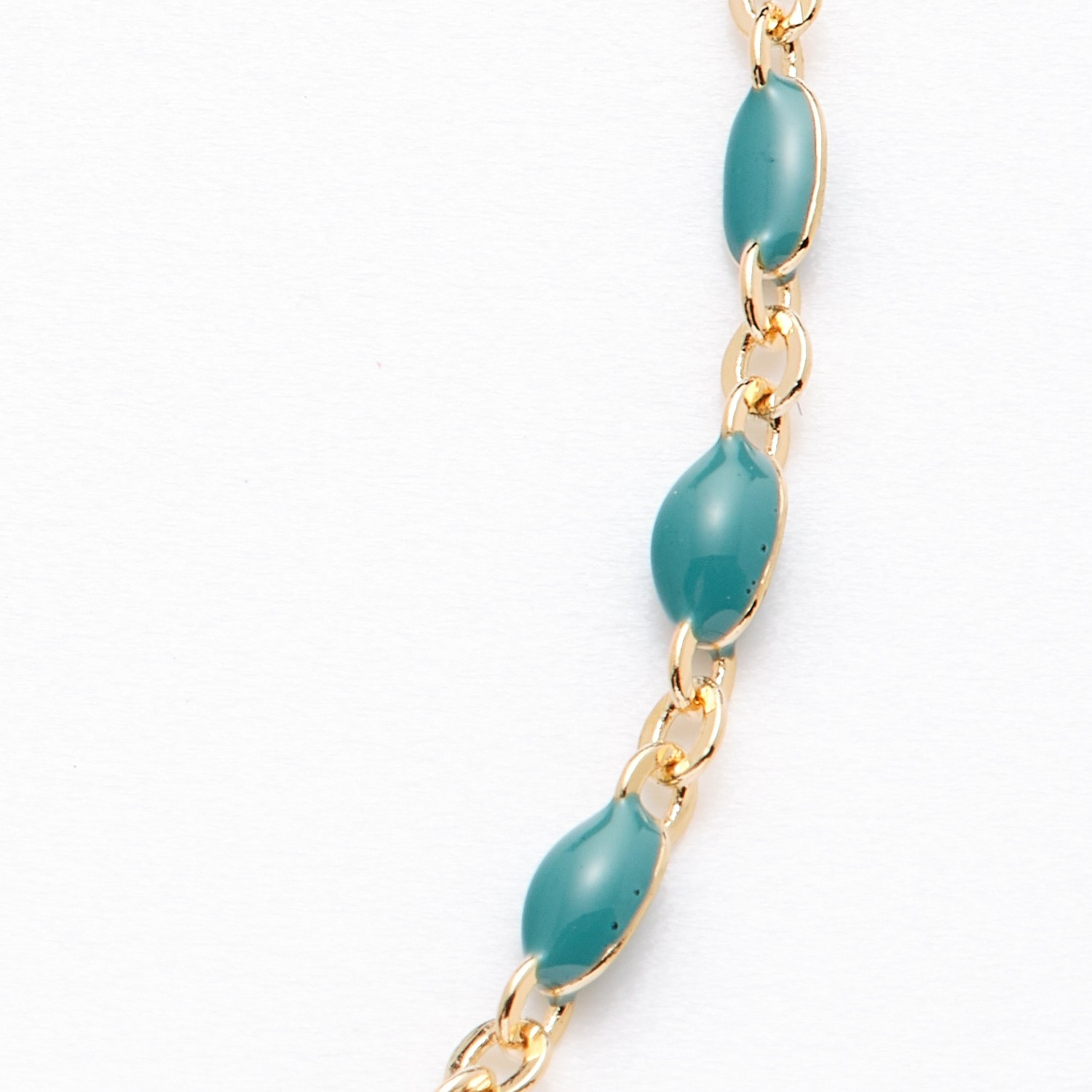 COLLIER DROP BLEU TURQUOISE