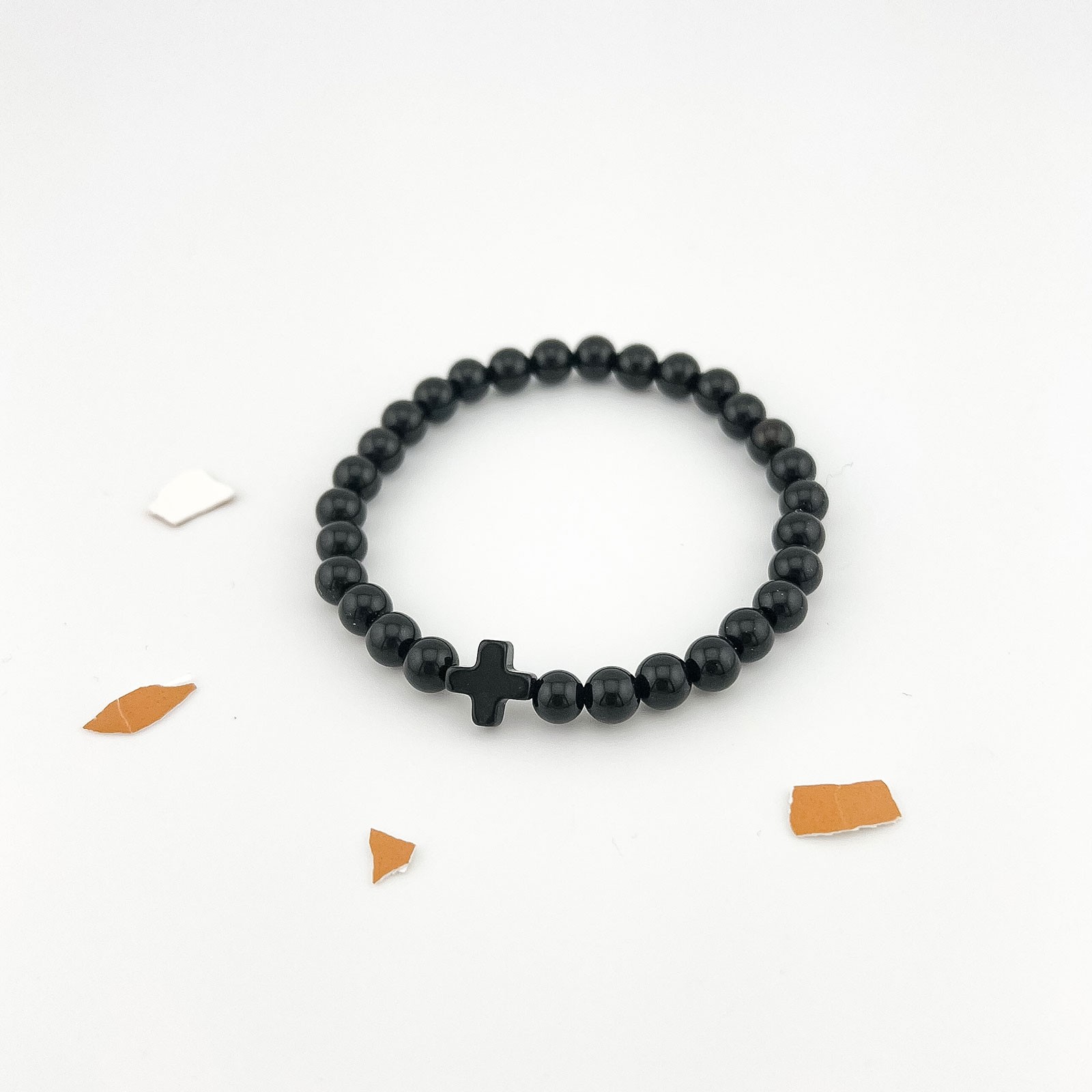 BRACELET HOMME PETIT HOSSEGOR NOIR - MAISON JOSEPH