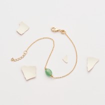 Bracelet Amazonite caché dans un oeuf de poule l'Eggstra