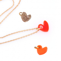 OEUF COLLIER COEUR GRENADINE