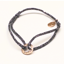 ŒUF BRACELET NINA NOIR