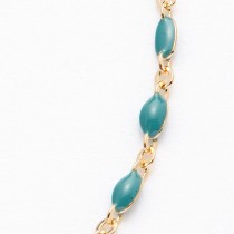 COLLIER DROP BLEU TURQUOISE