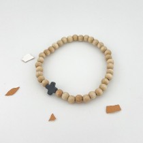 ŒUF BRACELET HOMME PETIT HOSSEGOR BOIS- MAISON JOSEPH 