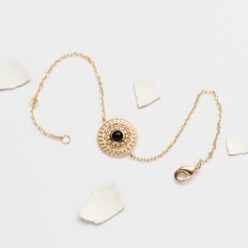 OEUF BRACELET BIANCA NOIR