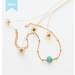 BRACELET CHAINE PERLEE AMAZONITE