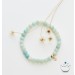 ŒUF BRACELET PERLES DE AMAZONITE 