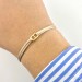 BRACELET MINI LINK SABLE