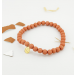 OEUF BRACELET BUBBLE TERRACOTTA
