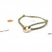 ŒUF BRACELET NINA VERT GOLD