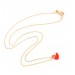 OEUF COLLIER YVES ORANGE FLUO