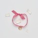 BRACELET CABANE-ROUGE / BLANC 