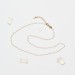 OEUF COLLIER PLUMETIS BLANC