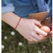 BRACELET STONE ROUGE